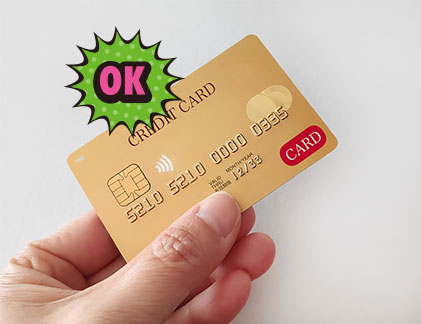 クレカ・PayPay OK